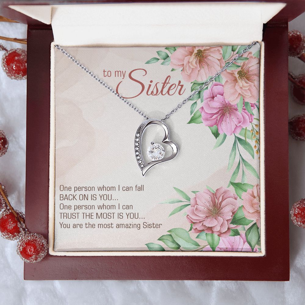 To My Sister-One person whom I can fall back