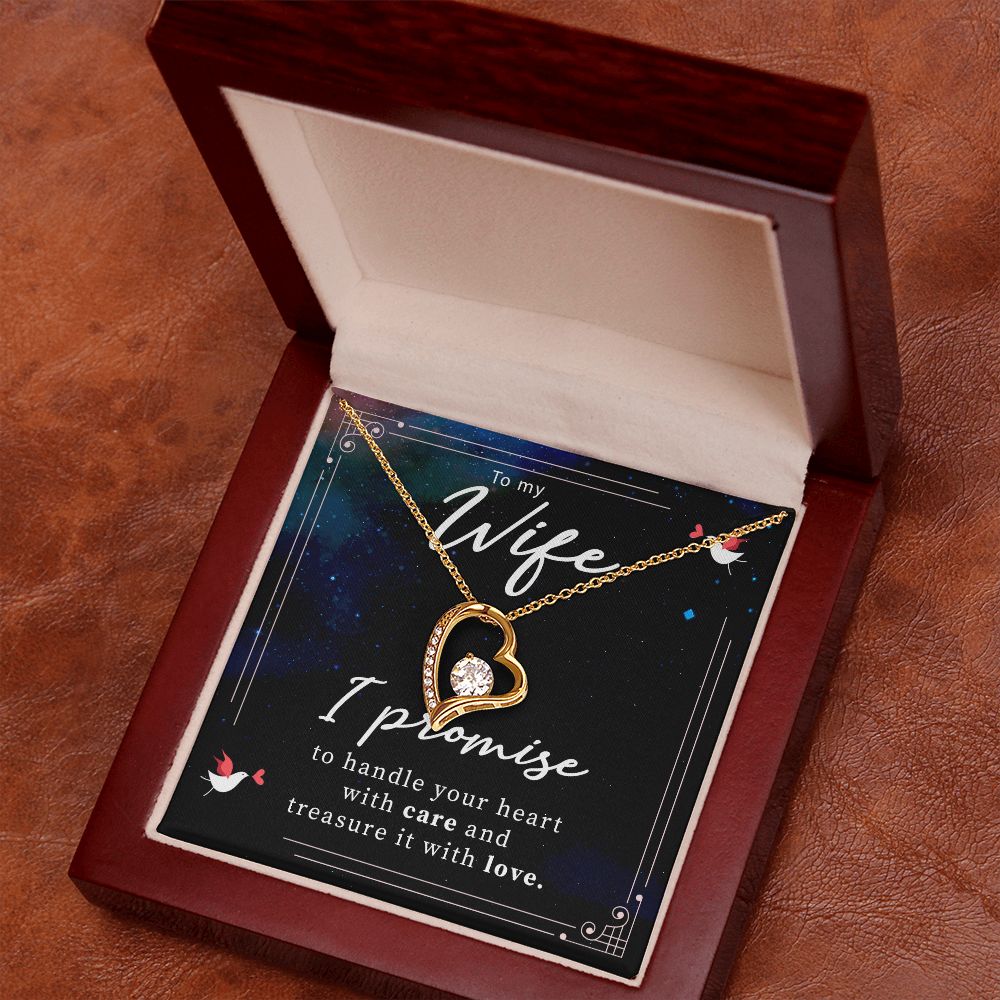 To My Wife-I promise to handle your heart with care