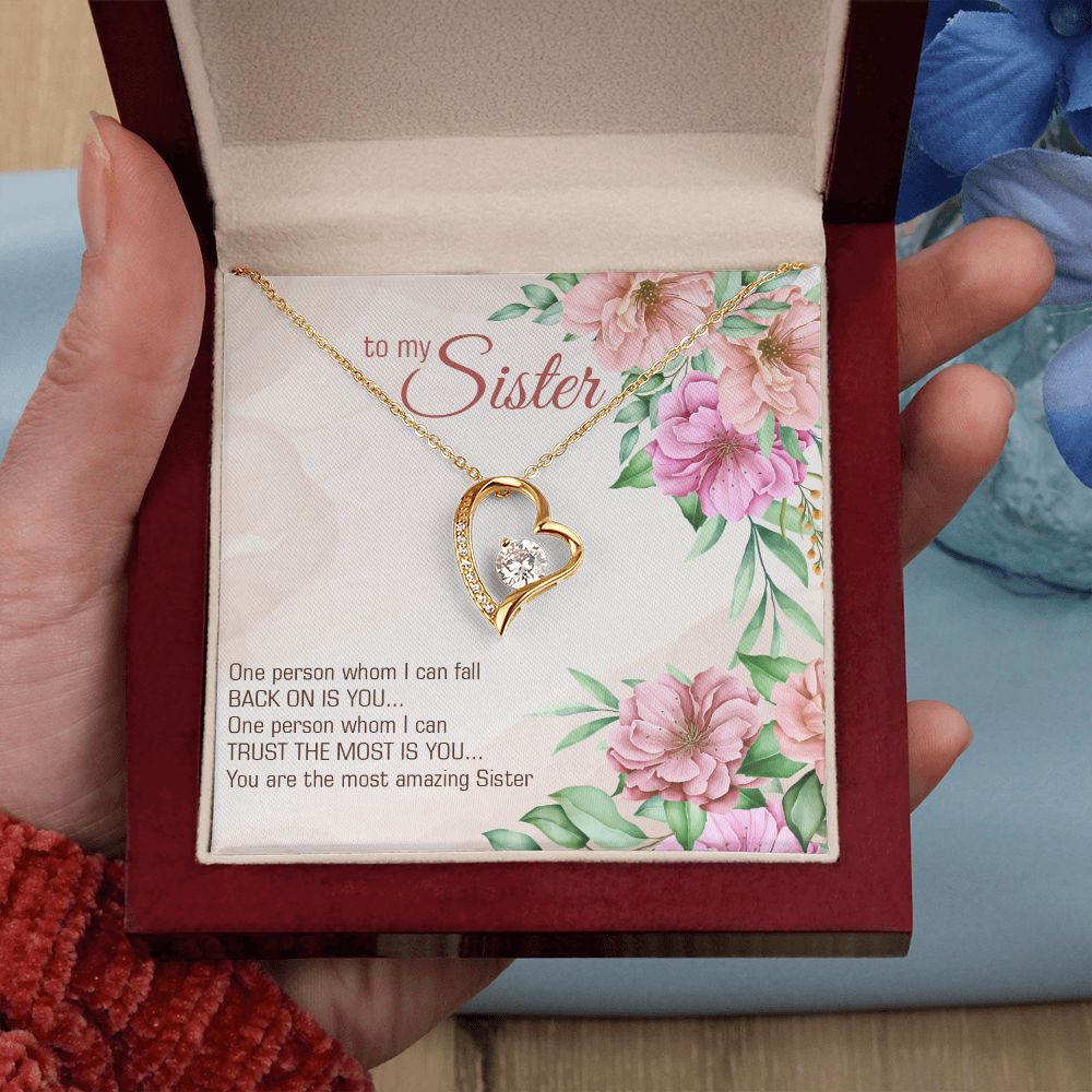To My Sister-One person whom I can fall back