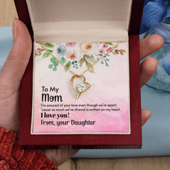 To My Mom-I'm assured of your love even thought we're apart
