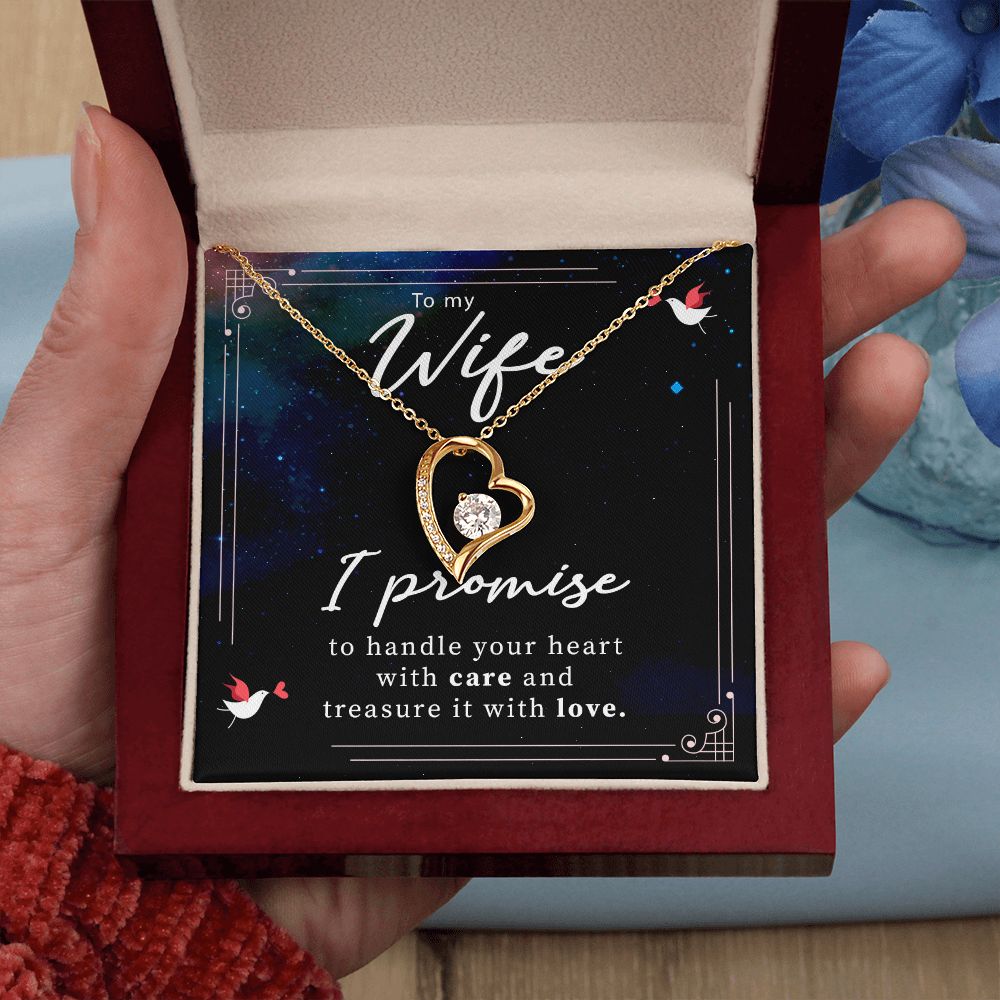 To My Wife-I promise to handle your heart with care