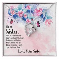 To My Sister-Side By Side Or Miles