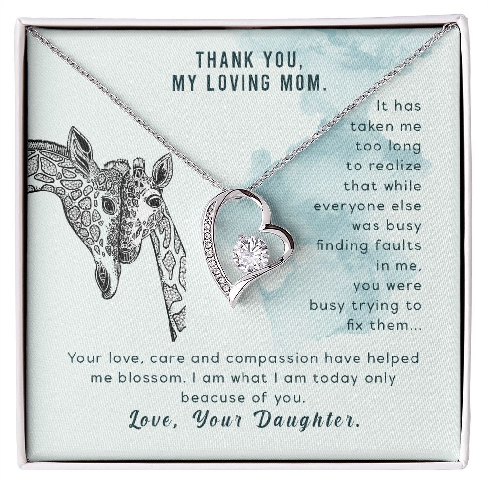 To My Mom-Thank you my loving mom