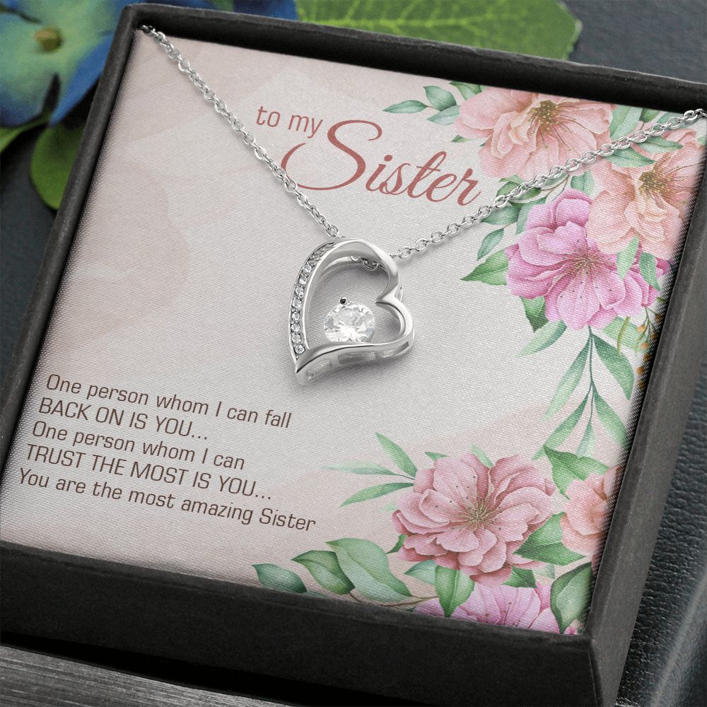To My Sister-One person whom I can fall back