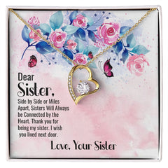 To My Sister-Side By Side Or Miles
