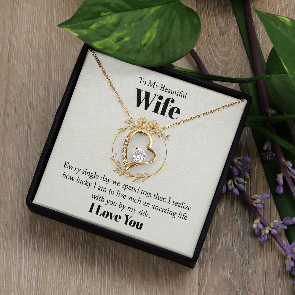 To My Beautiful Wife-Every single day we spend together